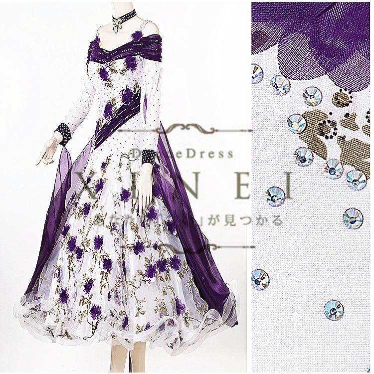 送料無料社交ダンスドレス　 ラテンドレス　モダンドレス　競技　デモ　ダンス衣装　ワンピース オーダーメード