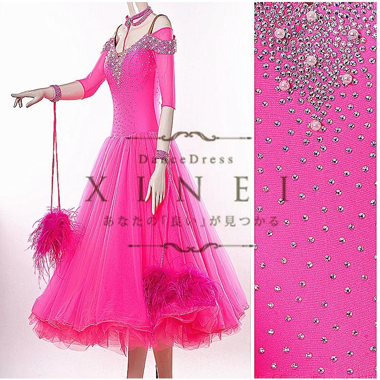 送料無料社交ダンスドレス　 ラテンドレス　モダンドレス　競技　デモ　ダンス衣装　ワンピース オーダーメード