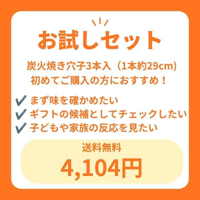 2026 お中元 ご自宅用 穴子 アナゴ 穴子蒲焼 焼きあなご 炭火焼き穴子3匹（簡易包装） ※熨斗・メッセージカード・手提げ袋・ギフト包装不可  爆買 |  | 01