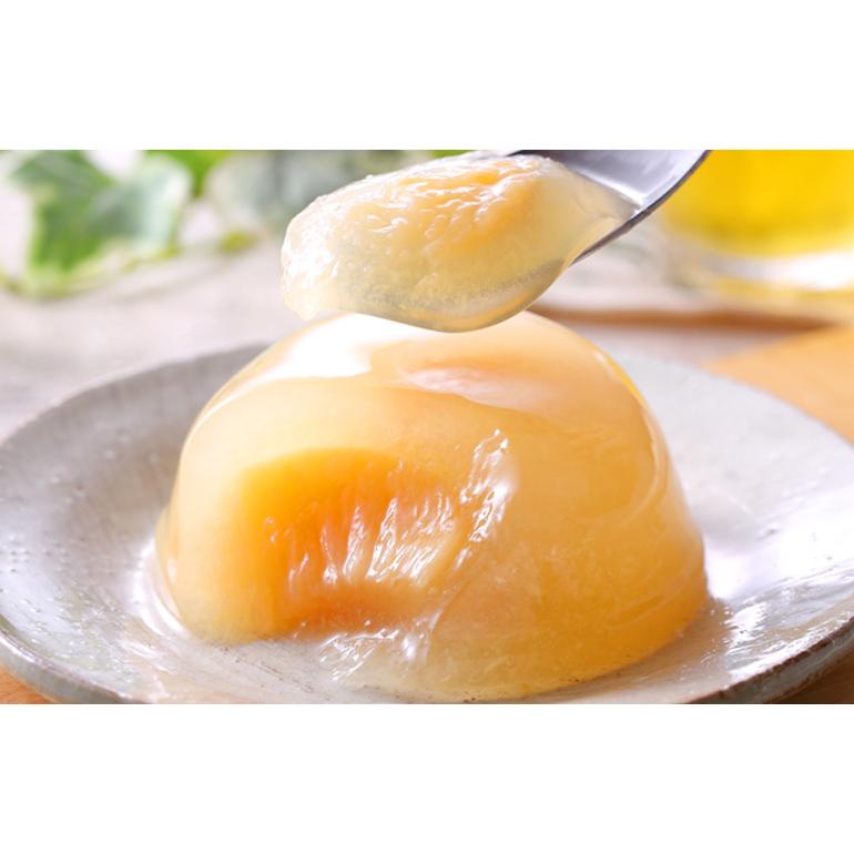 岡山県産 清水白桃ゼリー 果肉カットタイプ 出産内祝 プレゼント 3個入 お祝 内祝 同梱不可 ギフト