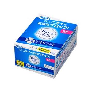 在庫限り　ビオレ さらさらパウダーシート 薬用デオドラント 無香料 ［つめかえ用］｜shiirenomikata