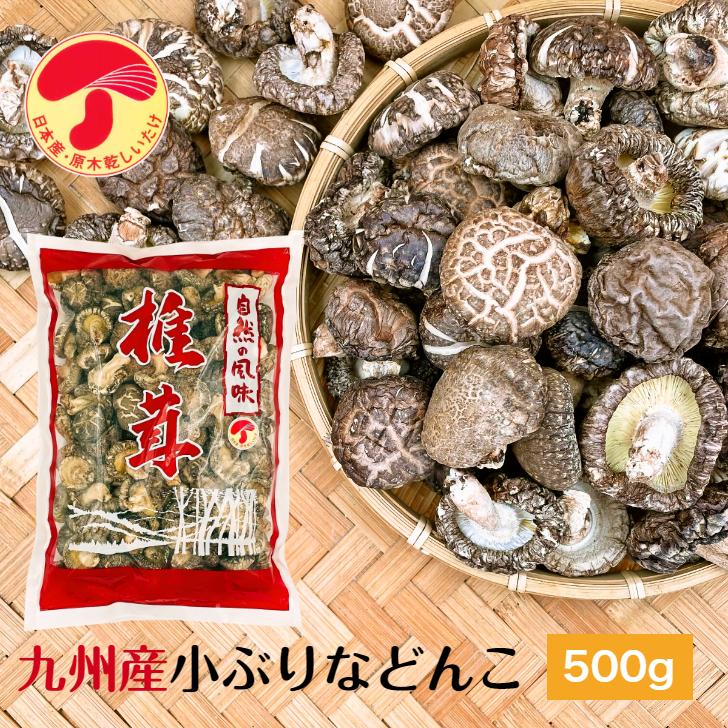 干し椎茸 九州産 小ぶりなどんこ 500g 大容量 原木栽培 無農薬 ( 国産