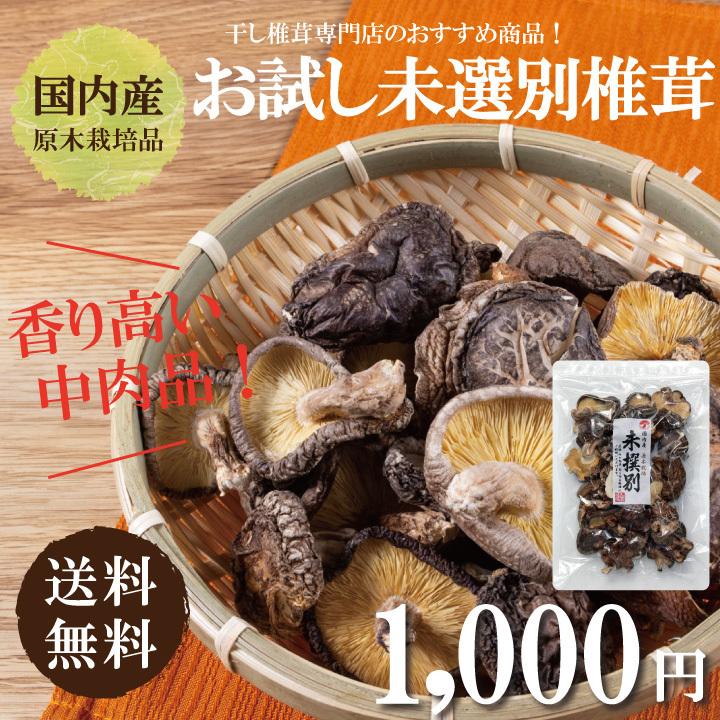 国内産未選別椎茸300g 干し椎茸 国産 送料無料 業務用 無農薬 国内産未選別椎茸300g 干し椎茸 国産 送料無料 業務用 無農薬
