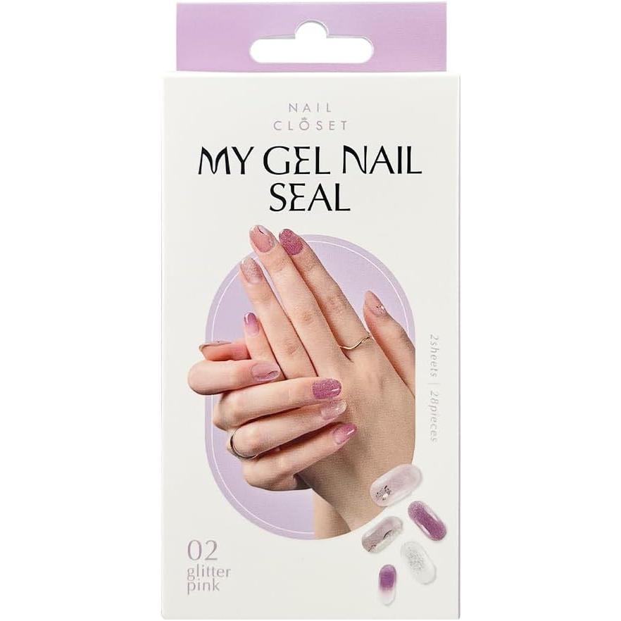 ネイルクローゼット myジェルシール 28枚入り ネイル ジェルネイル