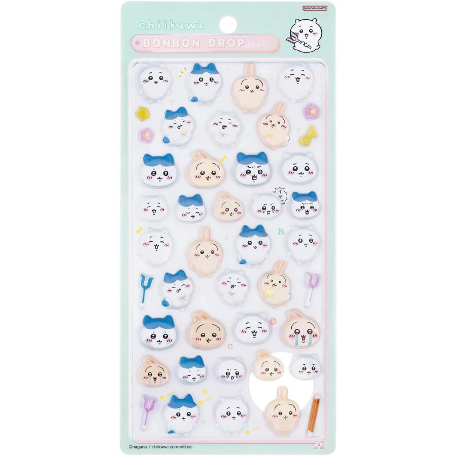サンスター文具 ボンボンドロップシール ちいかわ ちいかわ×ハチワレ