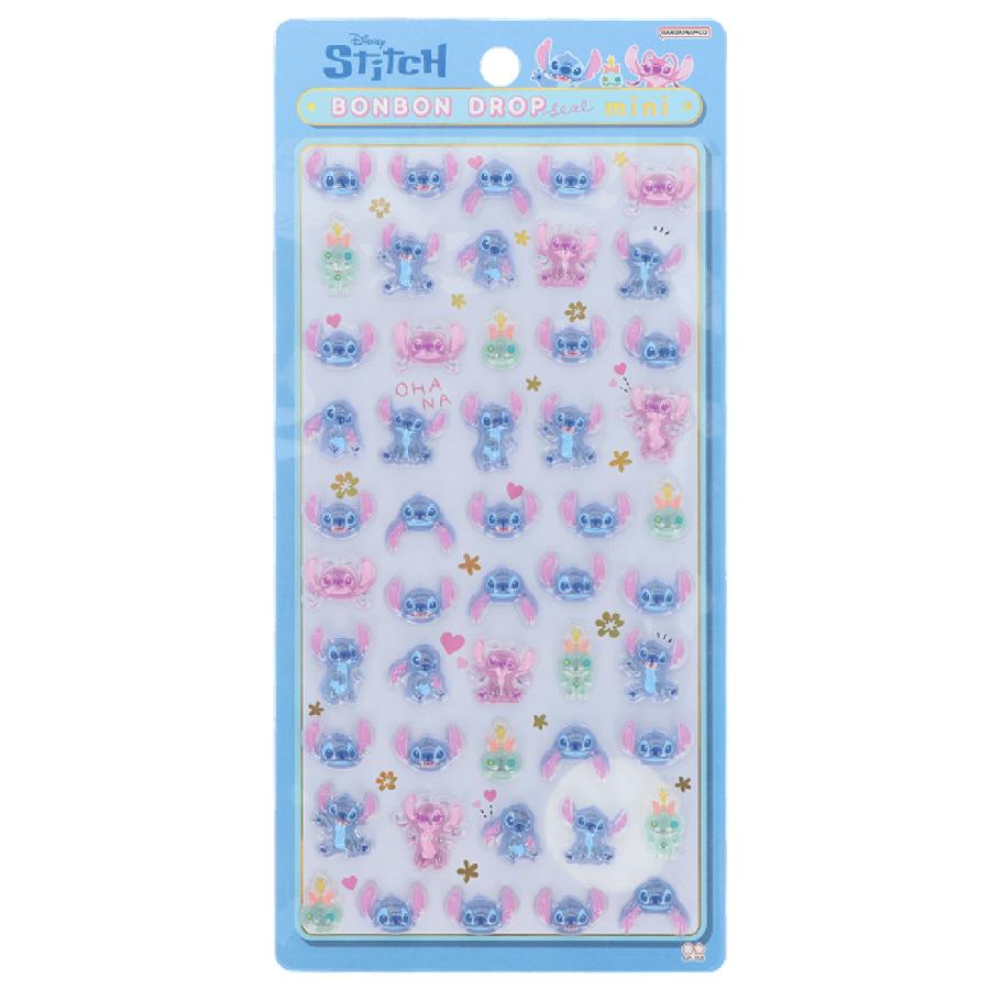 サンスター文具 ボンボンドロップシール ミニ ディズニー スティッチ