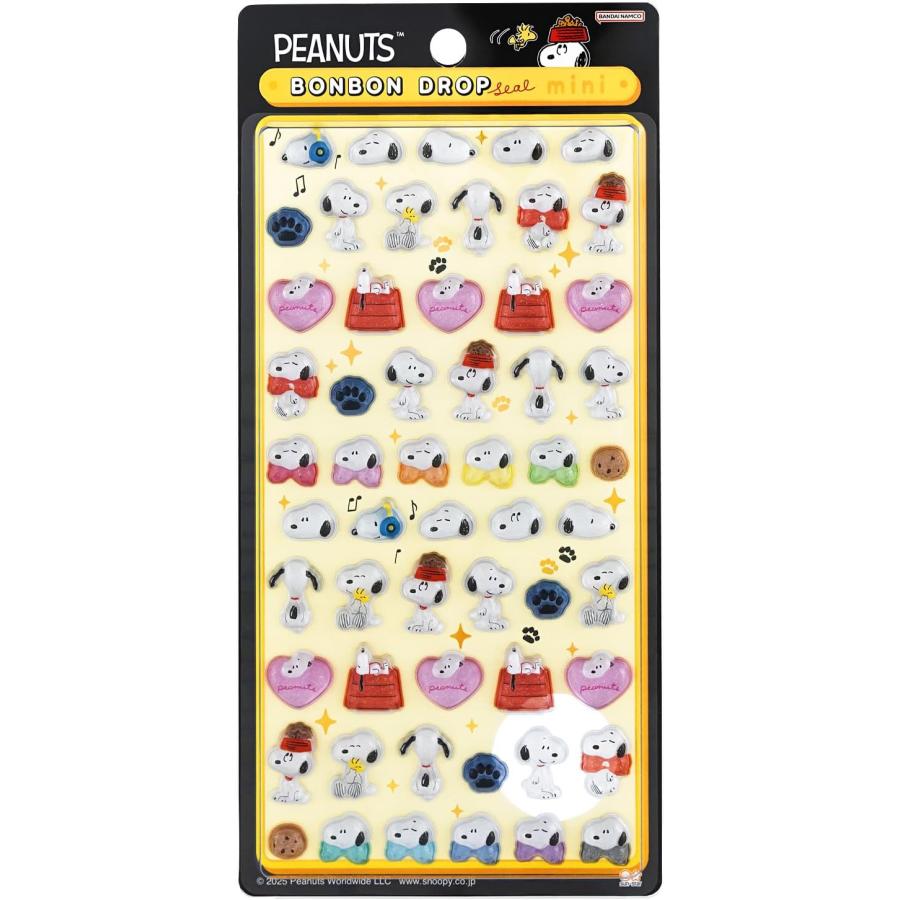サンスター文具 ボンボンドロップシール ミニ PEANUTS スヌーピー