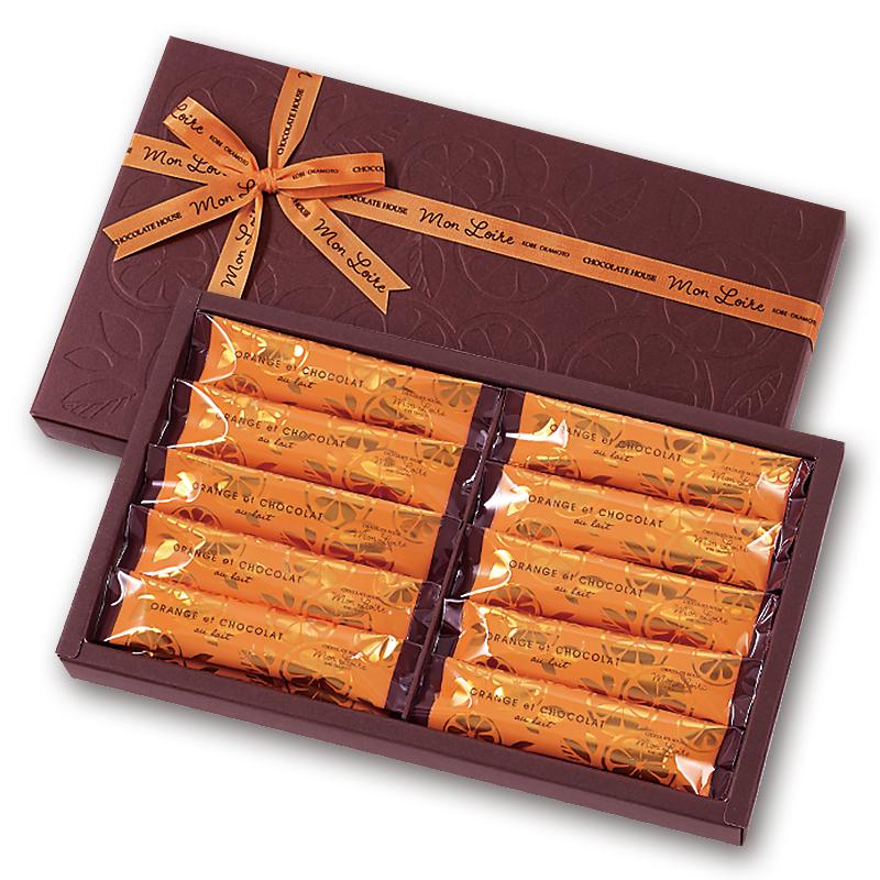 モンロワール オレンジピール ギフトボックス チョコレート 20本