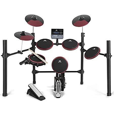 【メーカー直送】 Electric MUSTAR Drum 22 with Beginners for Kit Drum Electronic Piece 8 Set, その他ドラム関連用品