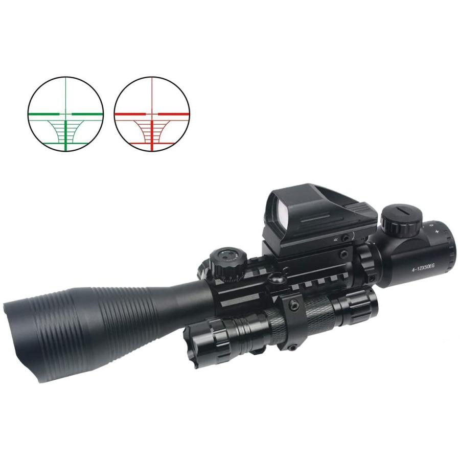 IKEMI ライフルスコープ 4-12x50 3in1 エアガン サバゲー スコープ IKEMI ライフルスコープ 4-12x50 3in1 エアガン サバゲー スコープ