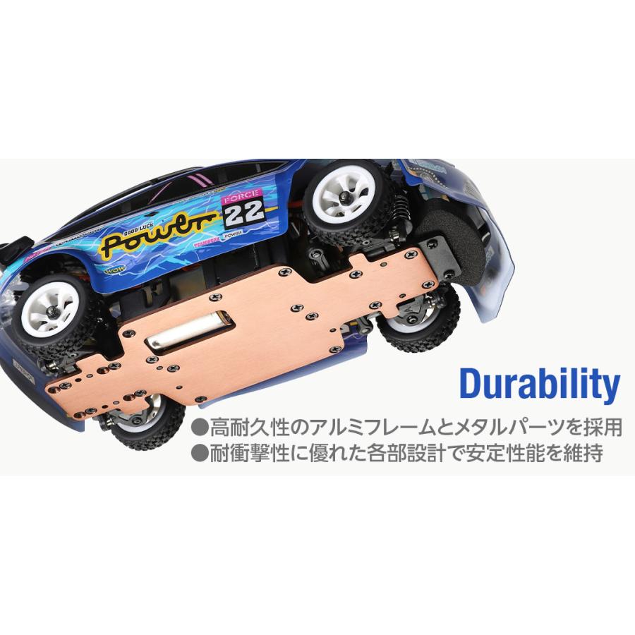 WLToys ハイテック 1/28 4WD ミニラリーカー フォース22 284010