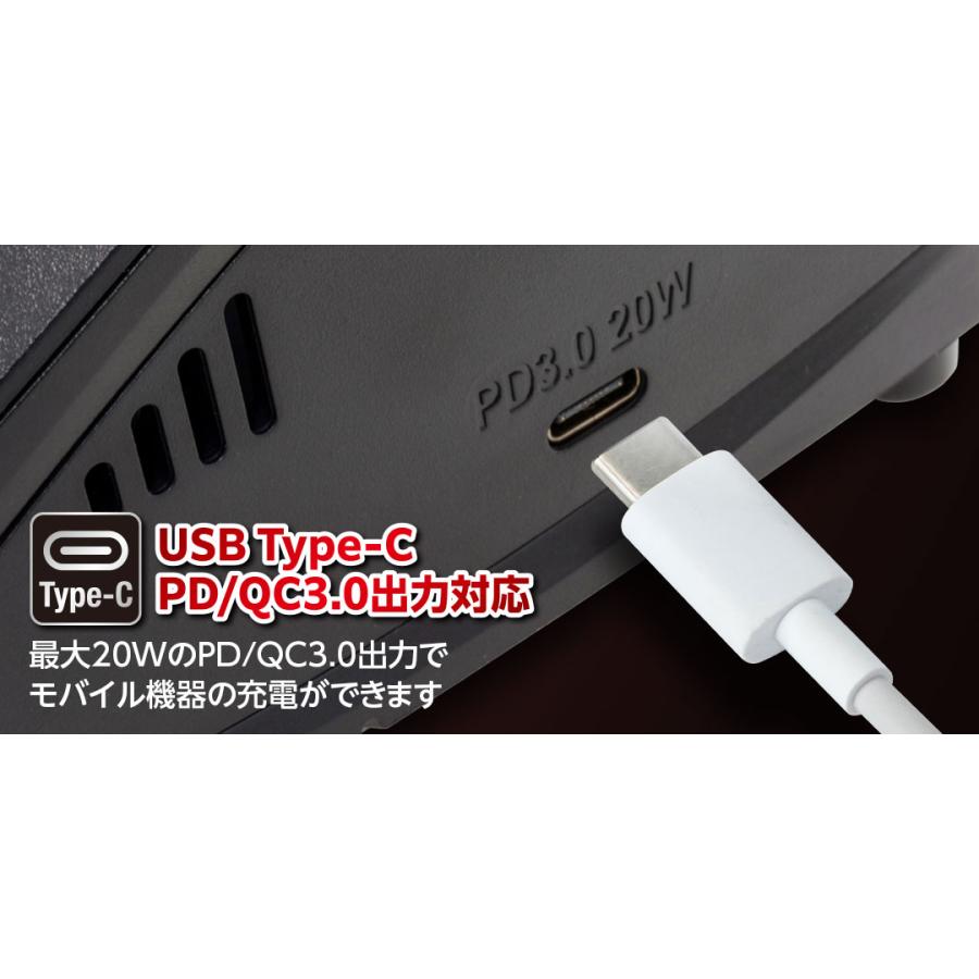 ハイテック Multi Charger X2 AC PLUS 800 50th anniv. PSE取得済 44339 2系統 充電器 AD350対応 Bluetooth対応 USB Type-C出力｜shiki2011｜05