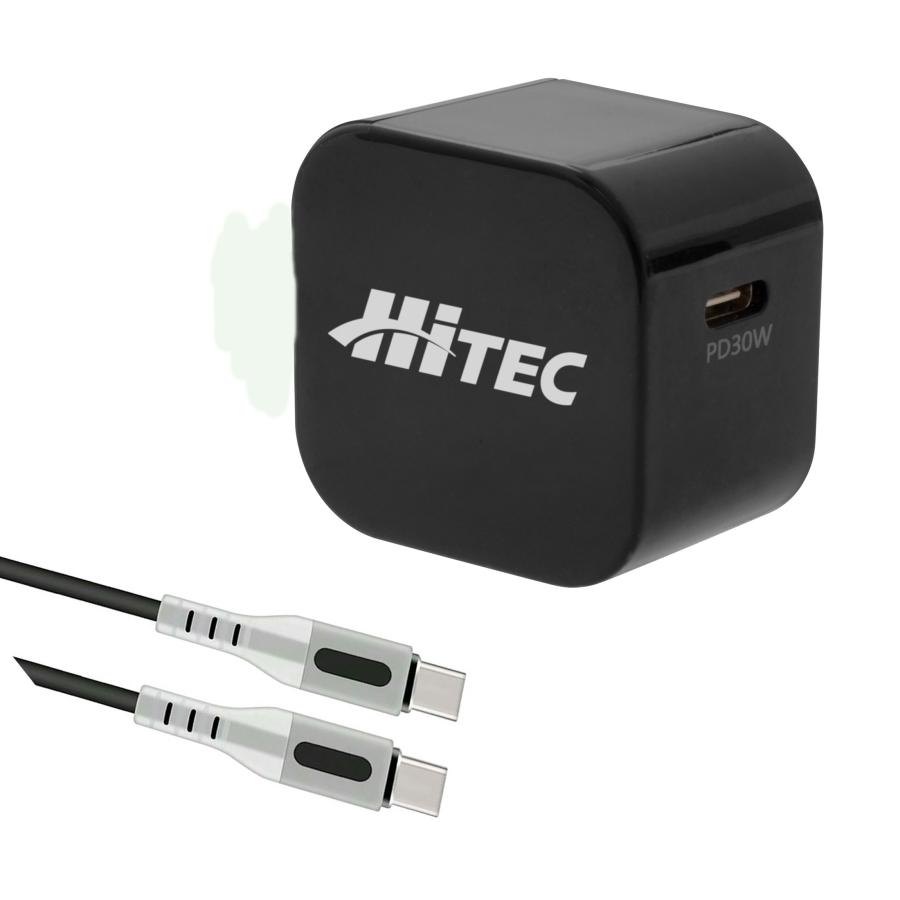 HiTEC（ハイテック） USB PD CHARGER 30W 充電ケーブル付き 日本正規品