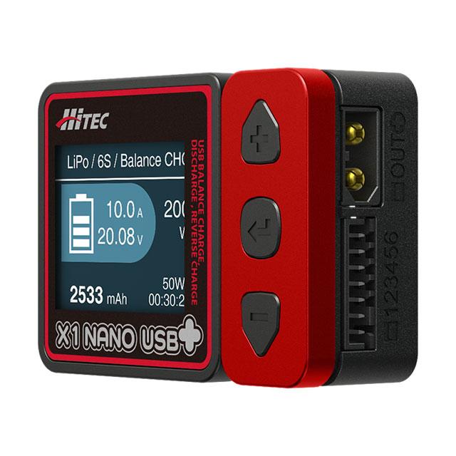 ホビーラジコン Futaba4PL/4PLS/HITEC X1 NANO/G FORCE G6 HiTEC（ハイテック） 【日本正規品】 X1 NANO USB ＋ (Hitec Ver