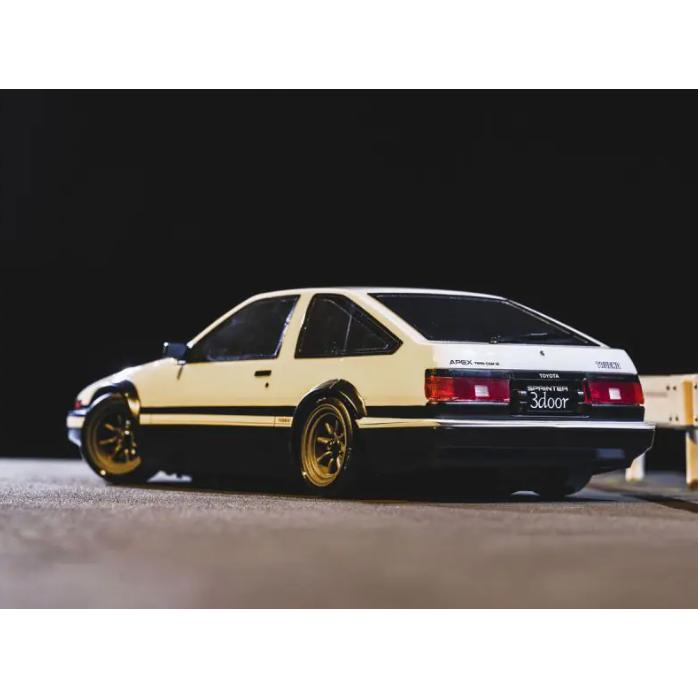 京商 1/10 EP 2WD フェーザーD2 FZD2シリーズ レディセット 34501T1 トヨタ スプリンター トレノ AE86 ホワイト 4548565487424の画像
