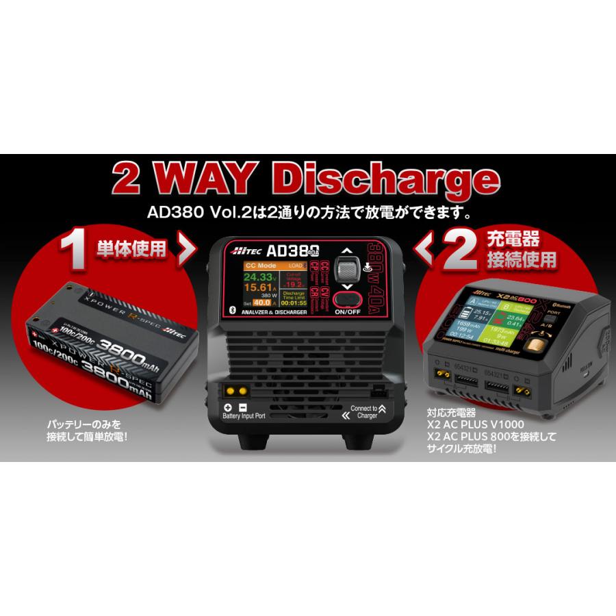 HiTEC（ハイテック） ANALYZER & DISCHARGER AD380 Vol.2 アナライザ