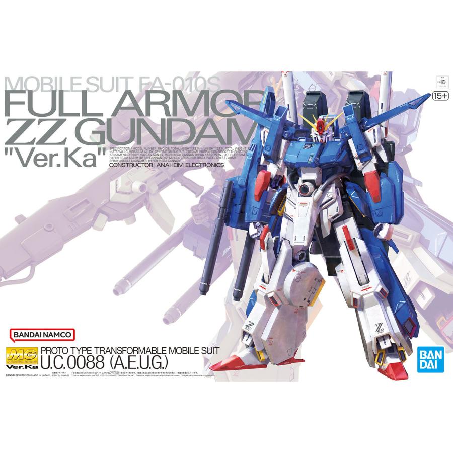 ガンプラ各種(値段応相談) ガンダム バンダイ MG 1/100 フルアーマーZZガンダム Ver.Ka 5072026