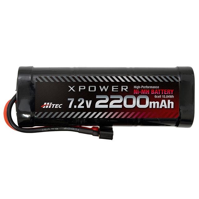 ハイテック Ni-MH 7.2V 2200mAh T型 ディーンズ XPOWER Car用 Ni-MH バッテリー XP2200-ND-B 電動ラジコン RCカー ニッケル水素 安全  初心者向け 入荷時期未定