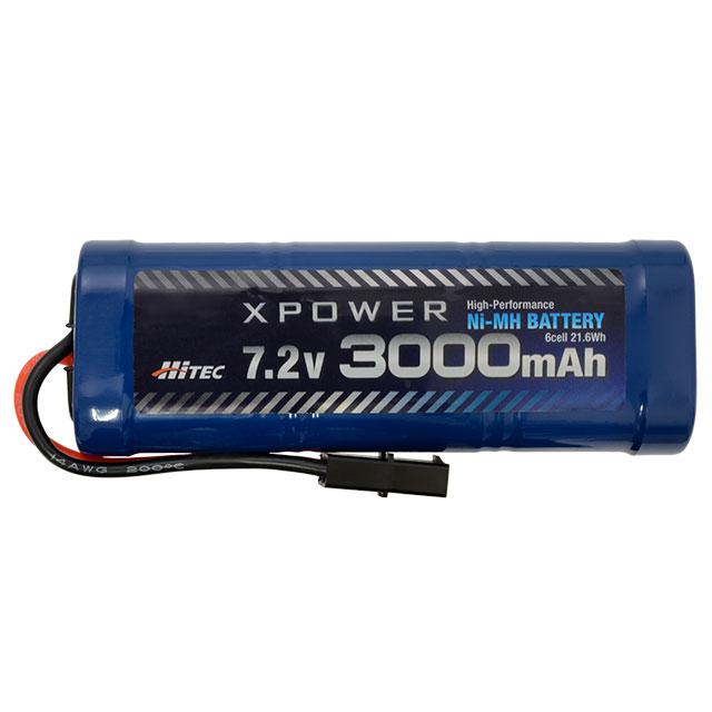 ハイテック Ni-MH 7.2V 3000mAh タミヤタイプ XPOWER Car用 Ni-MH バッテリー 日本正規品 XP3000-NT-B 電動ラジコン ニッケル水素 初心者向け 5月再入荷予定｜shiki2011｜03