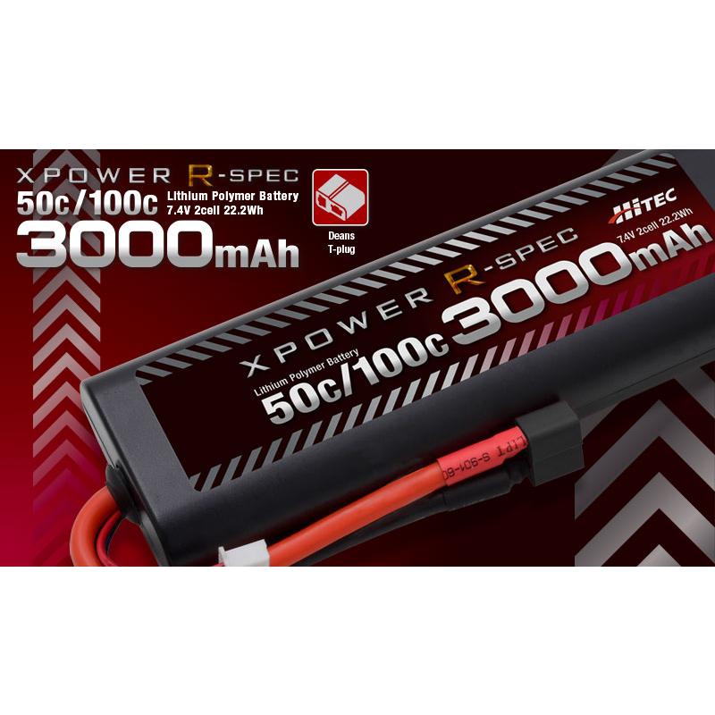 HiTEC（ハイテック） XPOWER バッテリー3000mAh 50C/100C 日本正規品