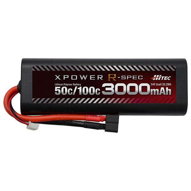 ハイテック XPOWER R-SPEC Li-Poバッテリー3000mAh 50C/100C 日本正規品 XPR3000-RD-B T型 ディーンズ リポバッテリー 電動ラジコン RCカー ラリー｜shiki2011｜03