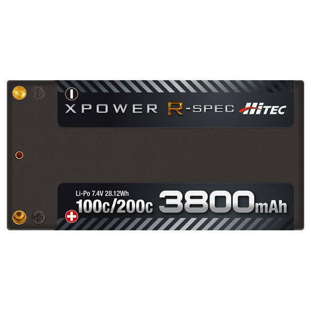 HiTEC ハイテック XPOWER R-SPEC Li-Po 7.4V 3800mAh 100C/200C HiTEC ハイテック XPOWER R-SPEC Li-Po 7.4V 3800mAh 100C/200C
