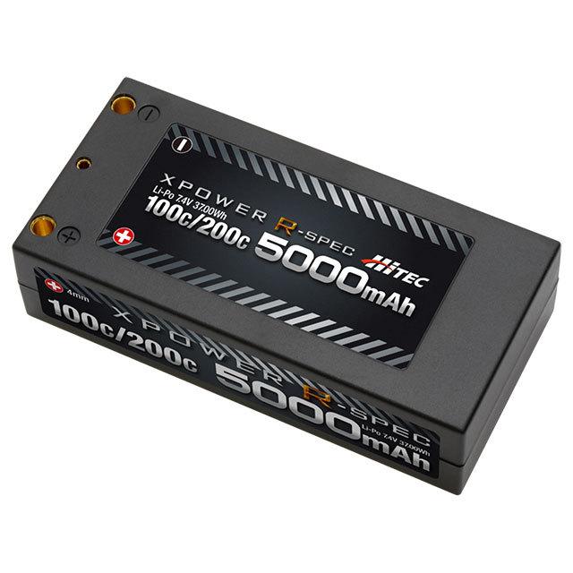 ハイテック XPOWER R-SPEC Li-Po 7.4V 5000mAh 100C/200C 日本正規品
