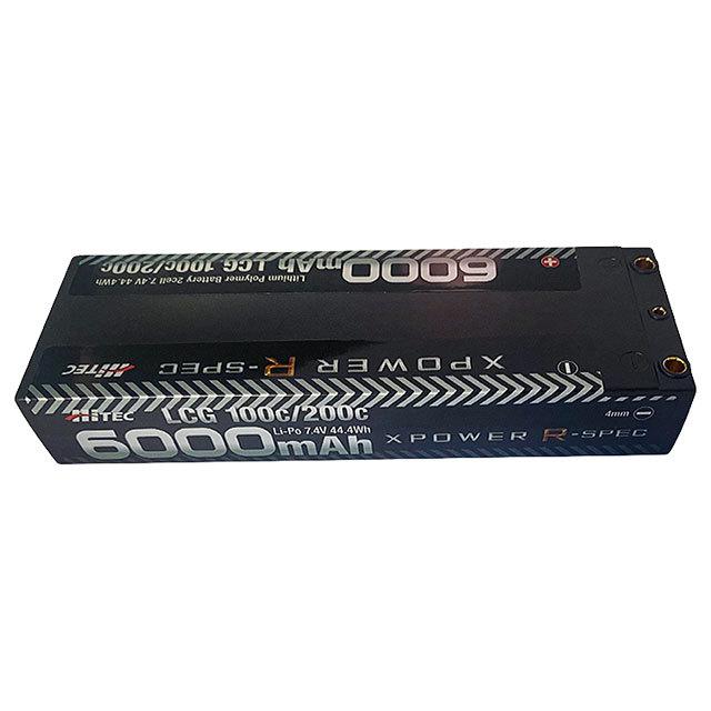 HiTEC（ハイテック） XPOWER R-SPEC バッテリー 7.4V 6000mAh LCG 100C