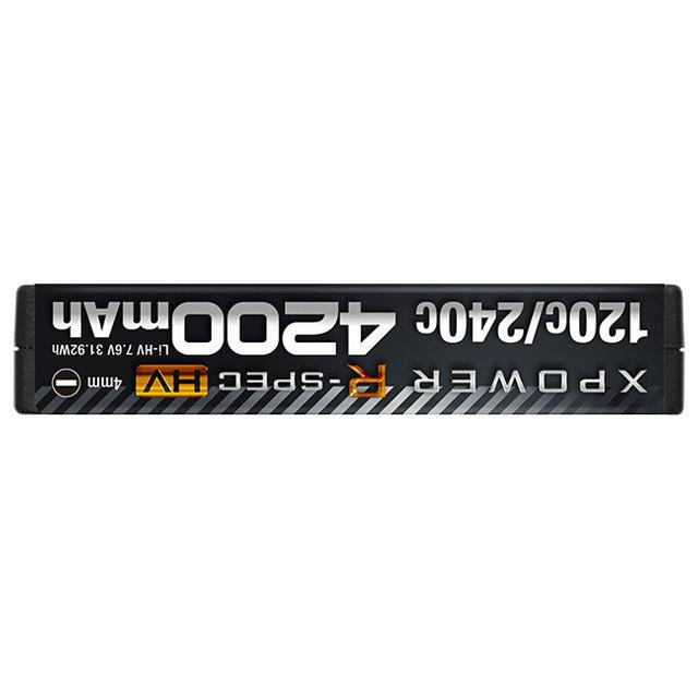 HiTEC（ハイテック） XPOWER R-SPEC HV Li-HV 7.6V 4200mAh 120C/240C