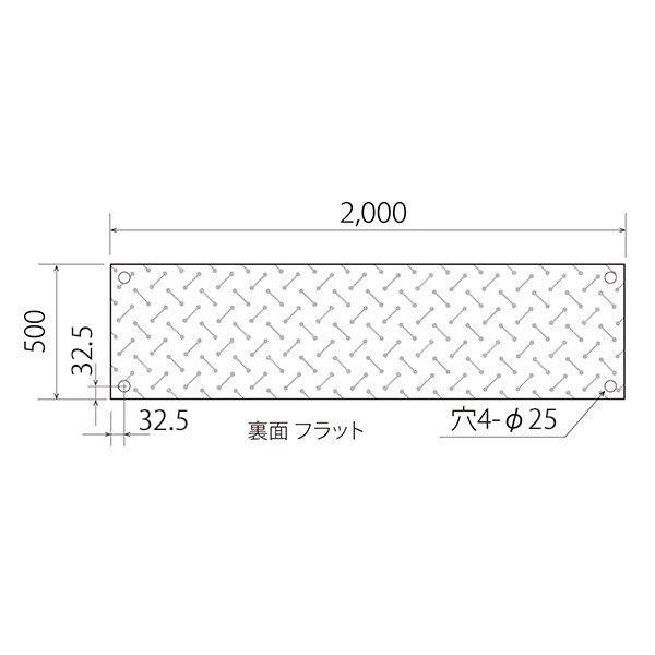 スーパージュライトM2ハーフL（2,000×500mm）厚み15mm 樹脂製敷板 1 