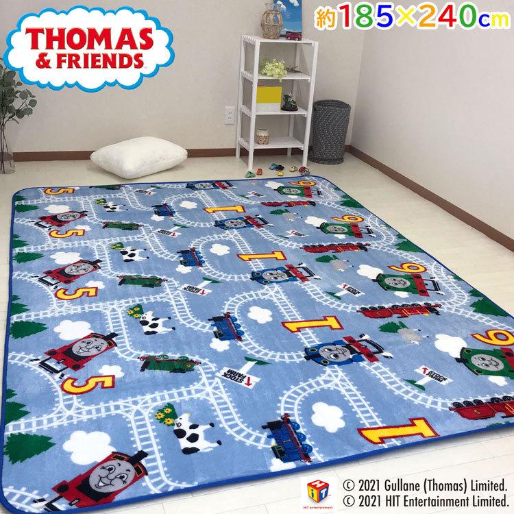 きかんしゃトーマス ラグ 子供部屋 洗える ラグマット 185 240 3畳 トーマス フランネル カーペット あそべるラグ おしゃれ 床暖房 ホットカーペット 対応 Thomas4 四季物屋 通販 Yahoo ショッピング