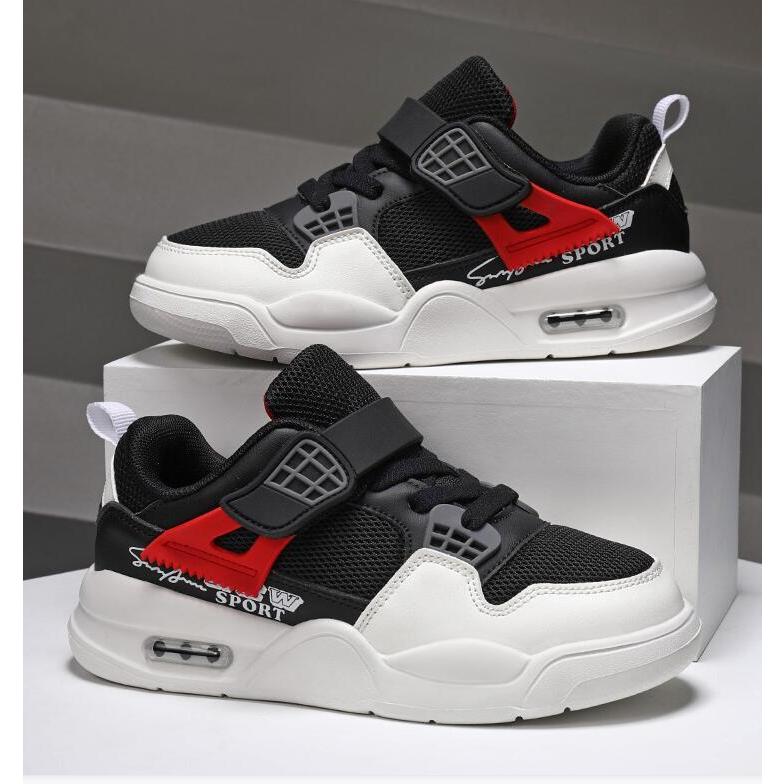 上品 バッシュジュニア バスケットシューズ ジュニア バッシュ キッズ 子供バスケットシューズ ハイカットスニーカー運動靴 ヒップホップ 防滑 耐久 衝撃 Thisissesame Com