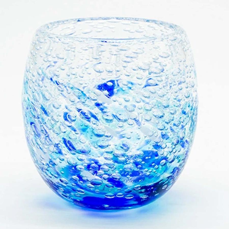 琉球ガラス グラス 池宮城善郎 煌工房 煌スプラッシュタルグラス