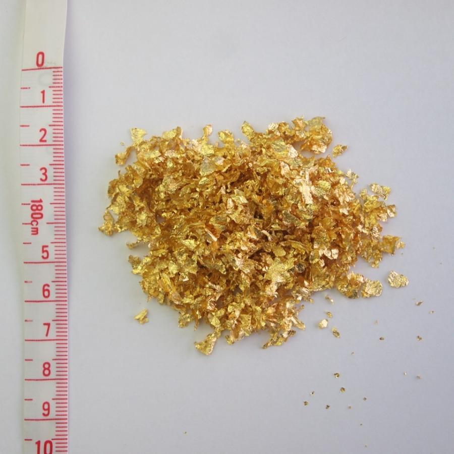 食べれる金箔！食用金箔で食材にトッピング。豪華な演出金箔 （サンプル品の為、DM便にて送料無料です） 0.1g×10個の画像