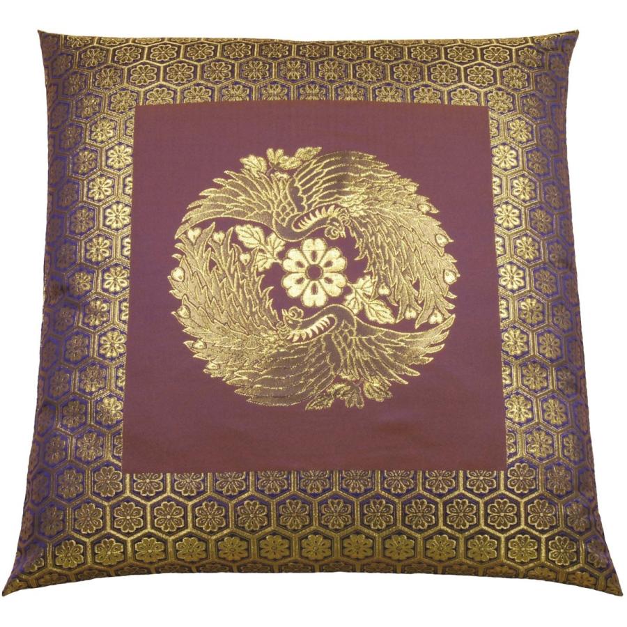 御前 仏前 座布団 鳳凰050 金らん 和柄 和室 国産 金襴 サイズ67×68