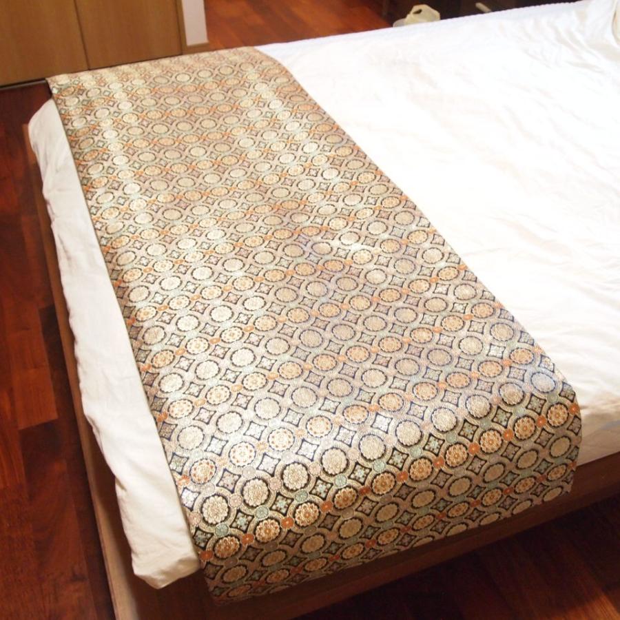 西陣織新品ベッドスロー最高級2m×60㎝