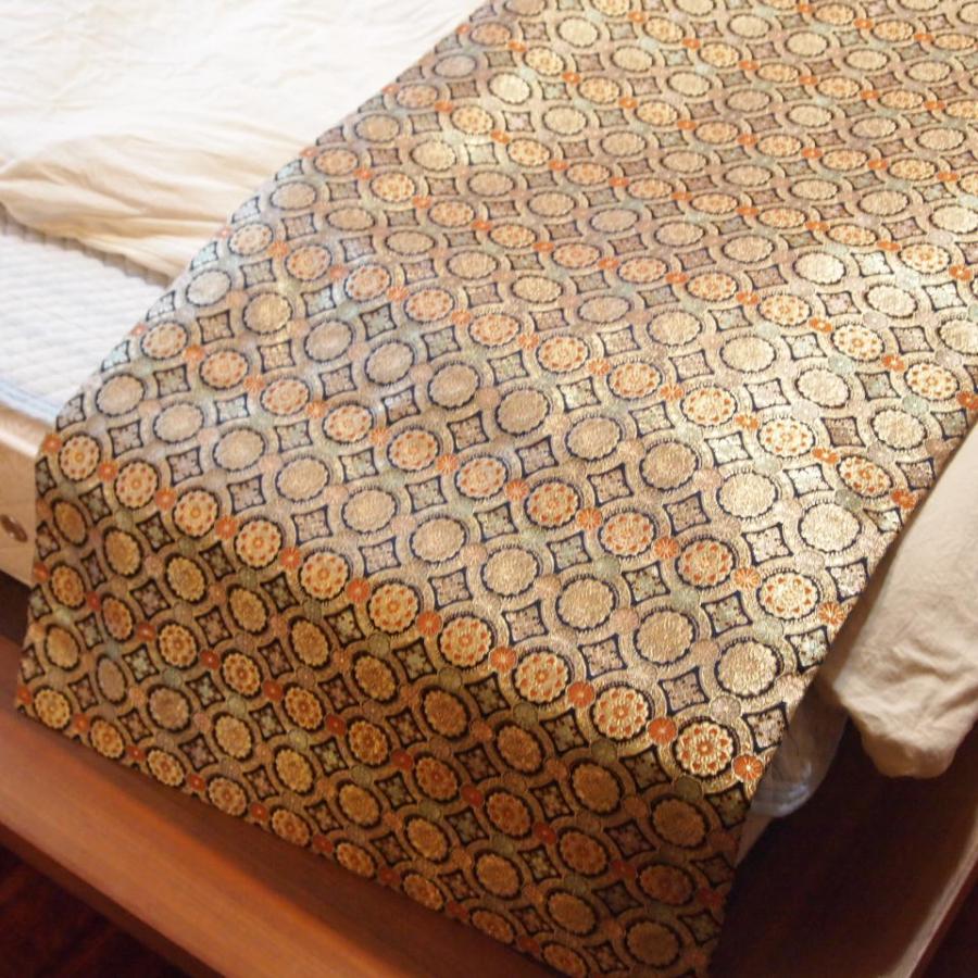 西陣織新品ベッドスロー最高級2m×60㎝