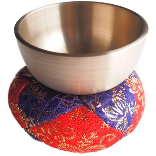 りん布団 国産 おりん用 木魚用の 座布団 (7号 直径21cm,総金丸型