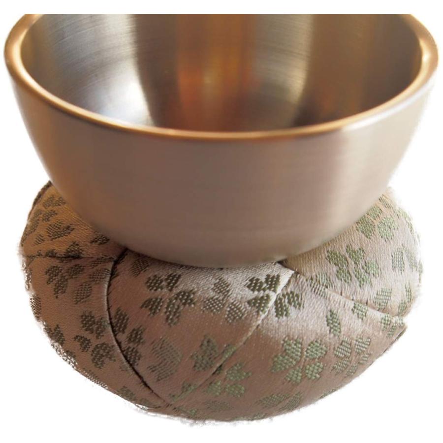 りん布団 日和丸型 リン りん 国産 座布団 日本製 高岡神仏具（11号丸型 直径33cm）の画像
