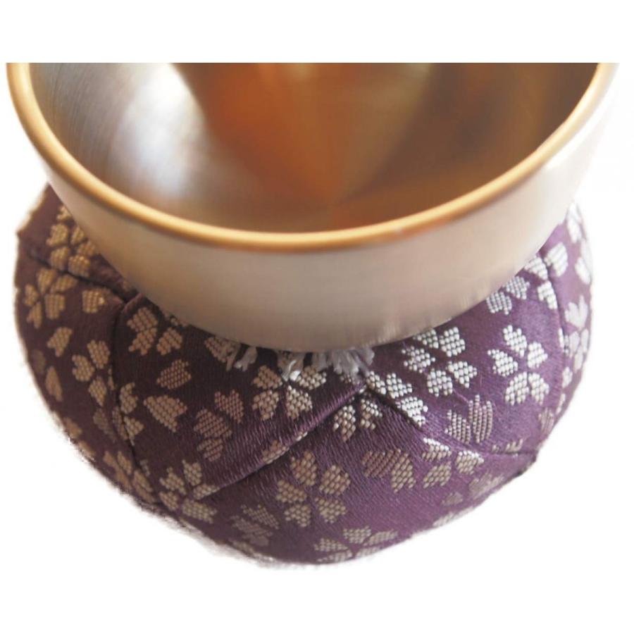 りん布団 日和丸型 リン りん 国産 座布団 日本製 高岡神仏具（11号丸型 直径33cm）の画像