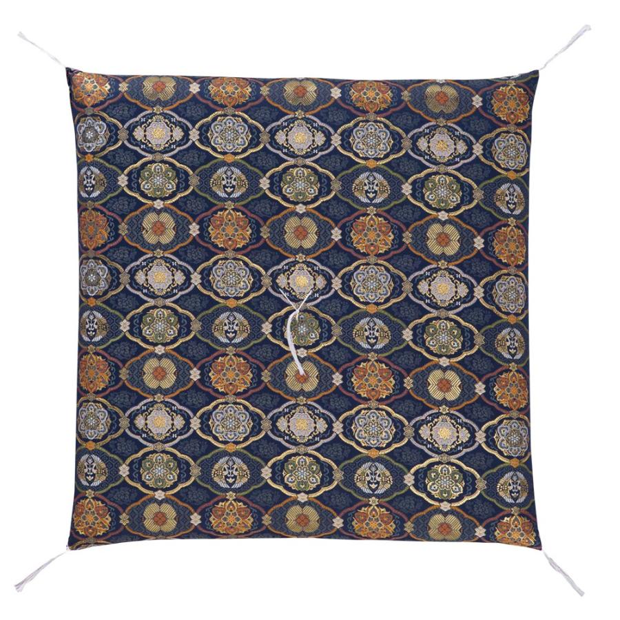 新錦錦(5)紺色（圧縮綿入） 御前座布団 63×64cm 送料無料 お客さん