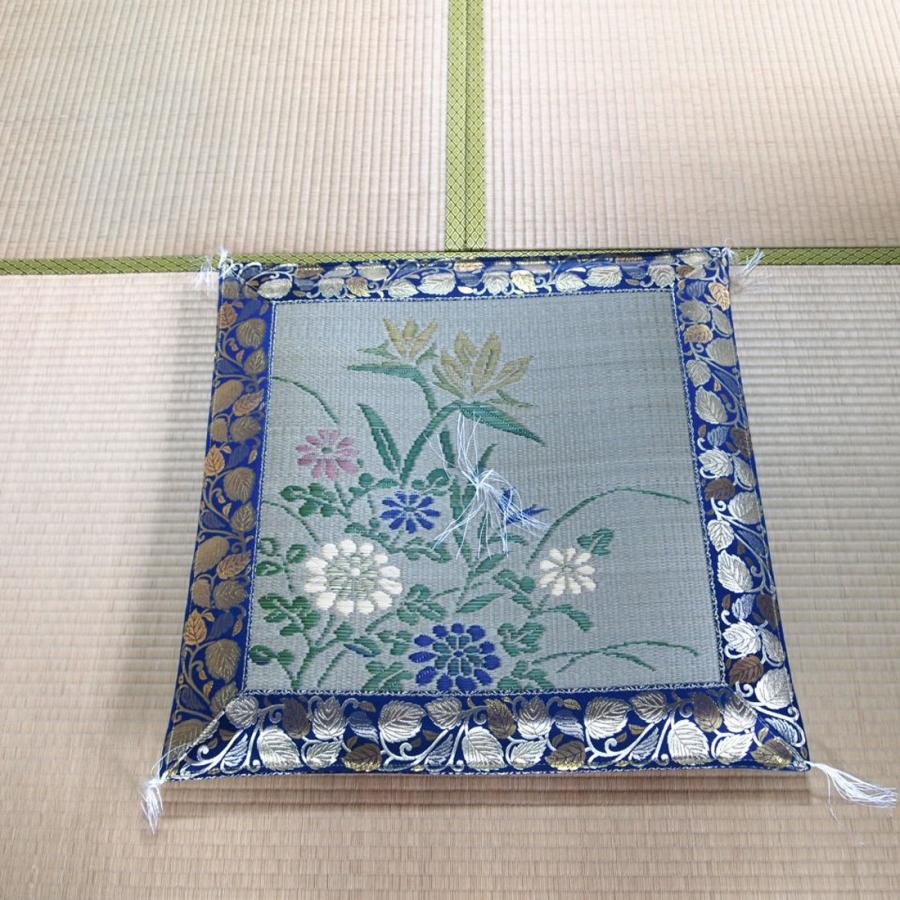 極楽鳥花 夏用 いぐさ （イ草） 座布団 70×70cm 送料無料 お客さん