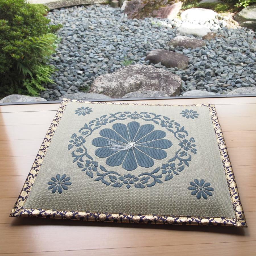 十二菊 夏用 いぐさ （イ草） 座布団 70×70cm 送料無料 お客さん