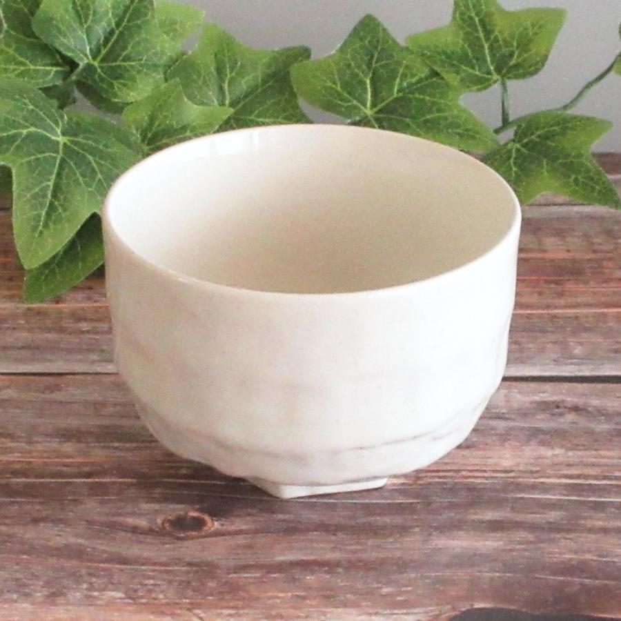 ミシャコシャ　ボウル　抹茶碗 抹茶茶碗 越後白野点碗 和食器 美濃焼 : 四季彩-陶器ONLINE