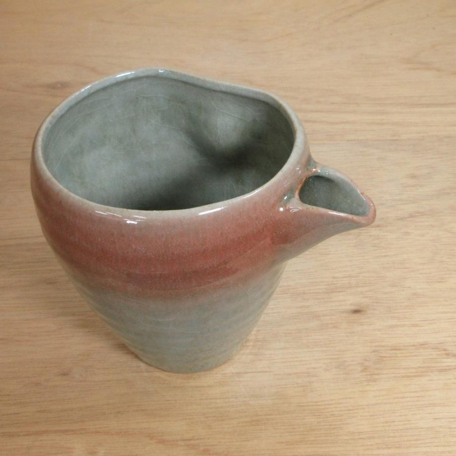 冷酒器 大 片口 御深井 朱 徳利 酒器 陶器 日本酒 おしゃれ 業務用