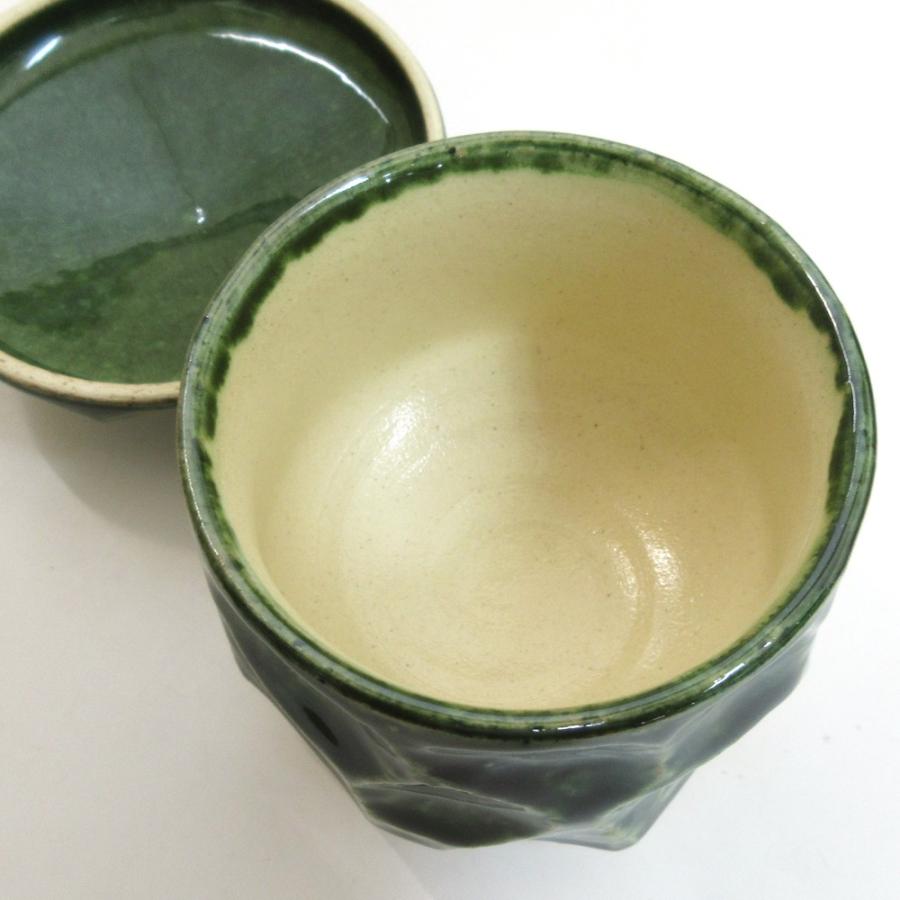 茶碗蒸し 器 織部しのぎ彫むし椀 おしゃれ 和食器 業務用 美濃焼