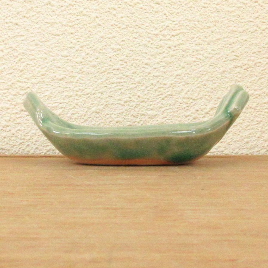 皿 小皿 笹 グリーン貫入 おしゃれ 和食器 業務用 美濃焼 16b179-33