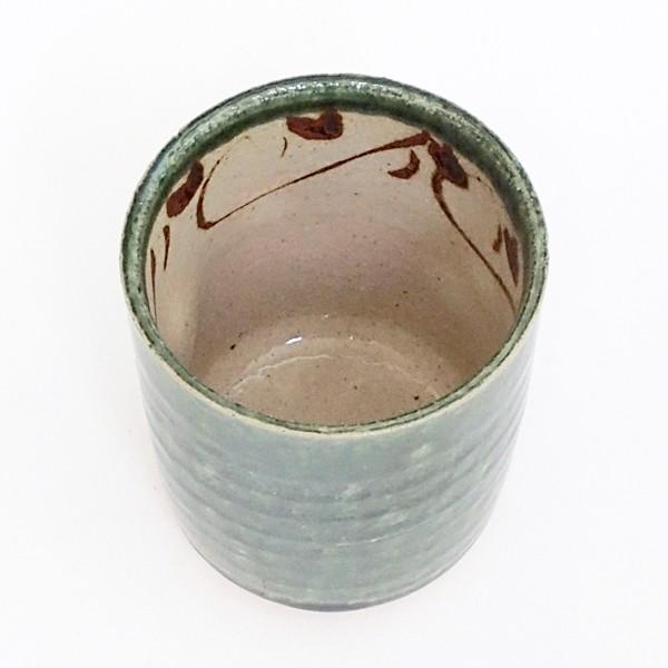 湯飲み 湯のみ茶碗 寿司湯呑 一つ押湯呑 織部唐草 業務用 美濃焼 湯飲み 湯のみ茶碗 寿司湯呑 一つ押湯呑 織部唐草 業務用 美濃焼