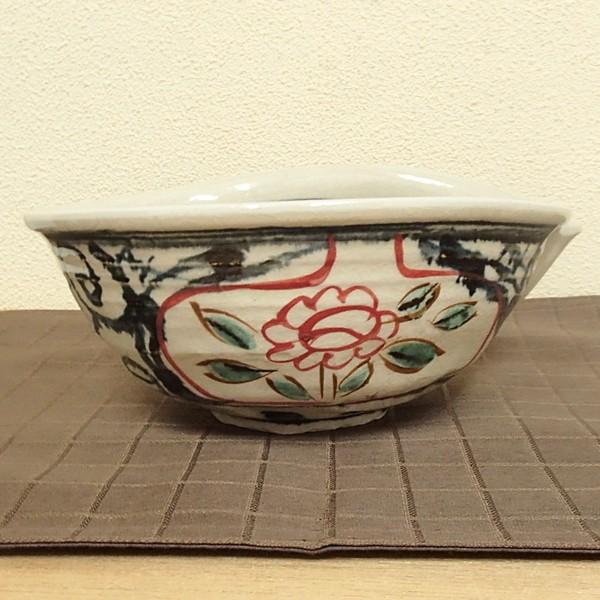 鉢 ボウル 盛鉢 赤絵阿南片口6.5鉢 20.5cm おしゃれ 和食器 業務用