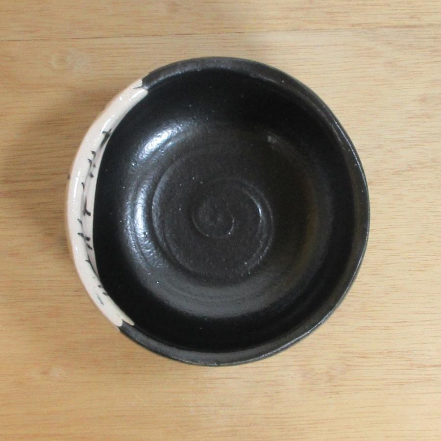 抹茶茶碗 黒織部抹茶碗 美濃焼 陶器 土物 25d41004-100 : 四季彩-陶器
